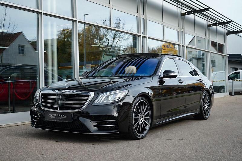 Schwarz Gebraucht 2018 Mercedes S560 AMG Limousine | 58.990 € (Guter Preis) - Bild 1/4