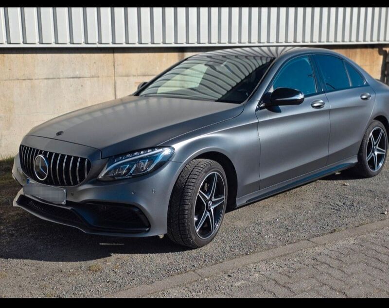 Grau Gebraucht 2014 Mercedes C220 Limousine | 15.900 € (Fairer Preis) - Bild 1/4