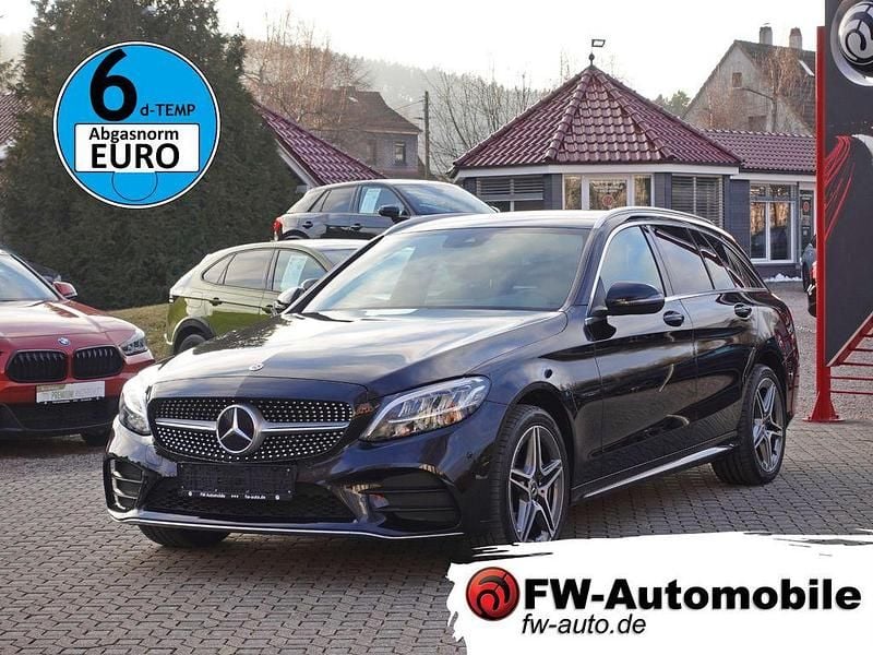 Gebraucht Mercedes C220 AMG line 194 PS (142 kW) 2018 Schwarz Limousine