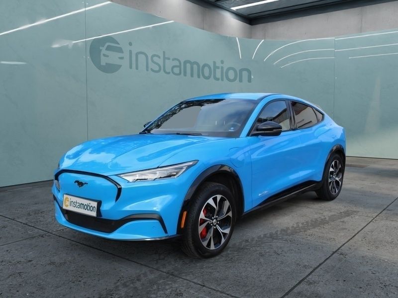 Blau Gebraucht 2023 Ford Mustang Mach-E Premium SUV | 35.780 € (Superpreis) - Bild 1/4