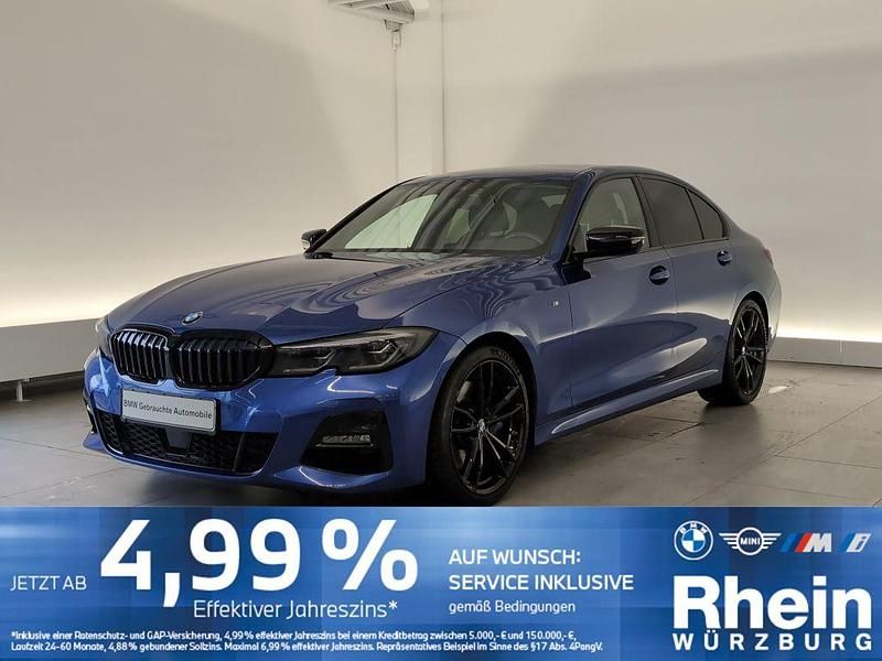 Blau Gebraucht 2021 BMW 330 M Sport Limousine | 37.360 € (Fairer Preis) - Bild 1/4