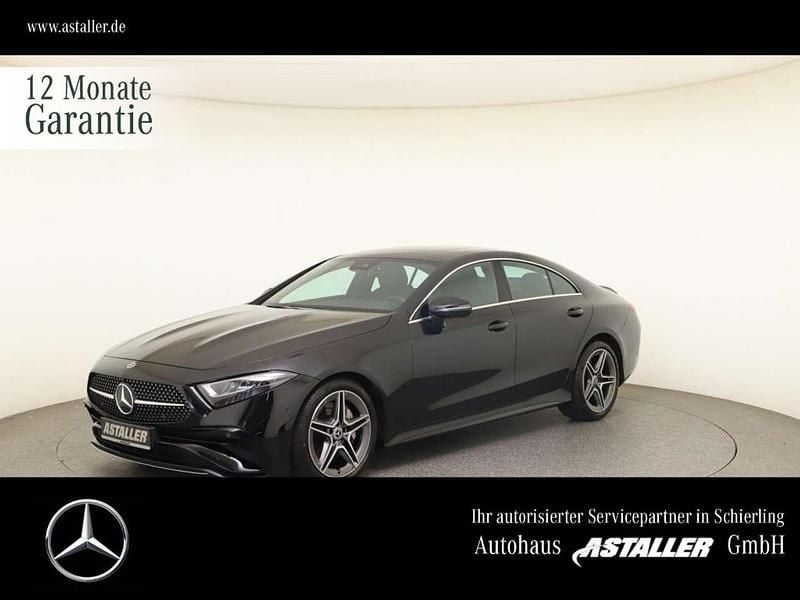 Metalliclack obsidianschwarz (metallic) Gebraucht 2023 Mercedes CLS350 AMG Coupé | 50.799 € (Fairer Preis) - Bild 1/4