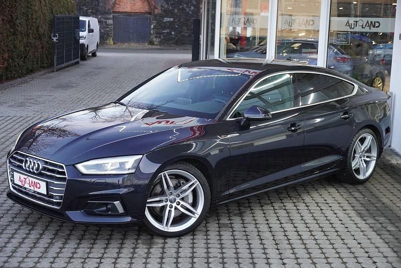 Gebraucht Audi A5 Sportback S-Line 252 PS (185 kW) 2017 Mondscheinblau metallic Kleinwagen