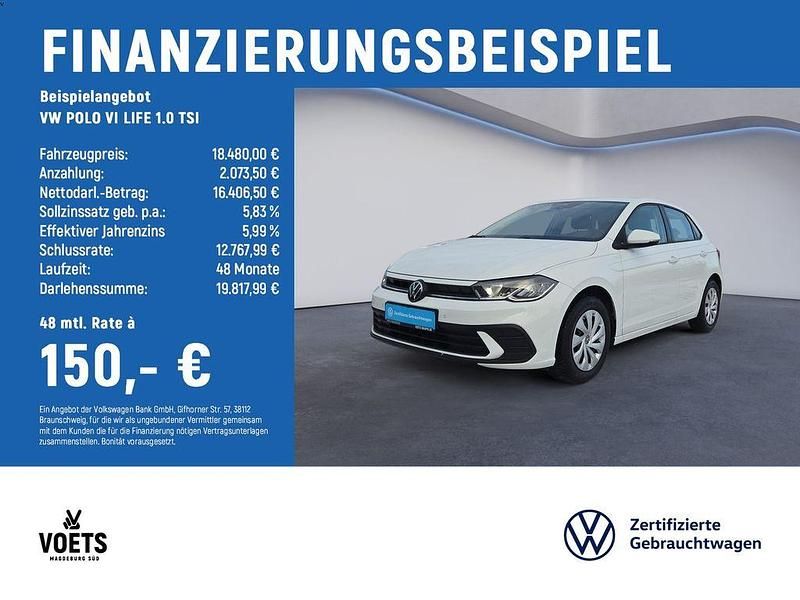 Gebraucht VW Polo Life 95 PS (69 kW) 2025 Weiß Limousine