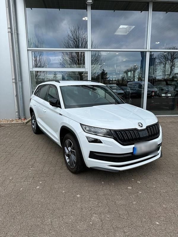 Gebraucht Skoda Kodiaq SportLine 200 PS (147 kW) 2021 Weiß SUV