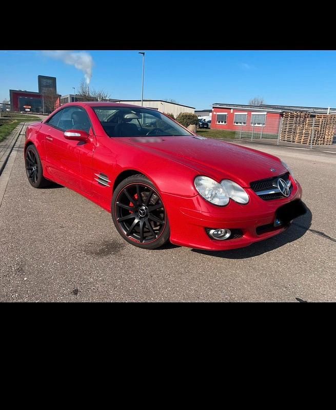 Gebraucht Mercedes SL500 306 PS (225 kW) 2005 Rot Cabrio
