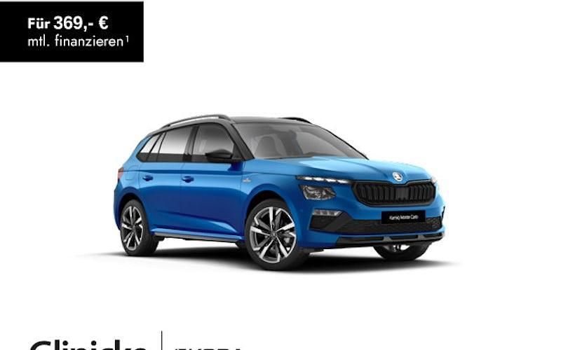 Raceblau metallic Neu 2026 Skoda Kamiq Monte Carlo SUV | 34.850 € (Teuer) - Bild 1/4