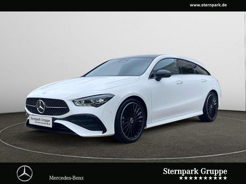 Weiß Gebraucht 2024 Mercedes CLA180 Shooting Brake AMG Line Premium Plus Kombi | 36.790 € - Bild 1/4