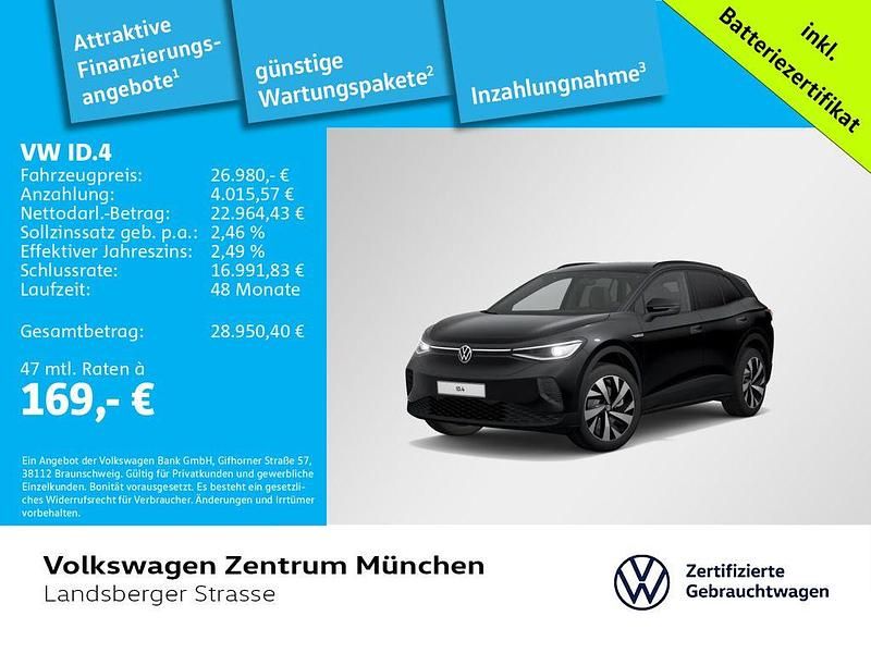 Gebraucht VW ID.4 Pro Performance 150 kW (204 PS) 2023 Schwarz SUV