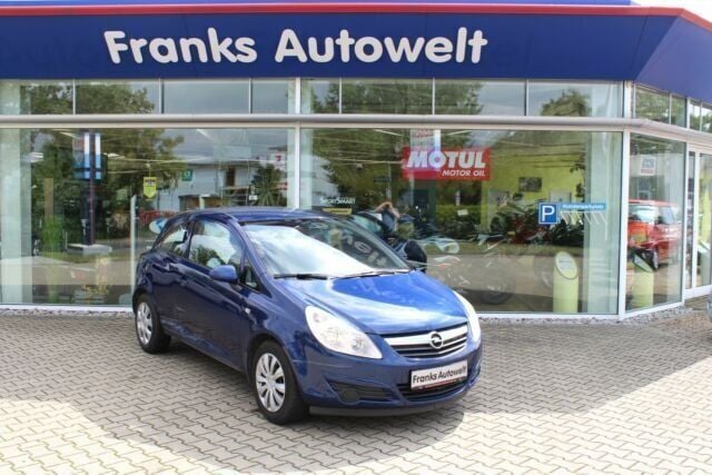 Gebraucht Opel Corsa Edition 80 PS (58 kW) 2008 Blau metallic Kleinwagen