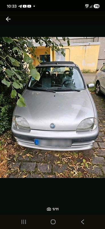 Grau Gebraucht 2003 Fiat Seicento Kleinwagen | 750 € - Bild 1/4