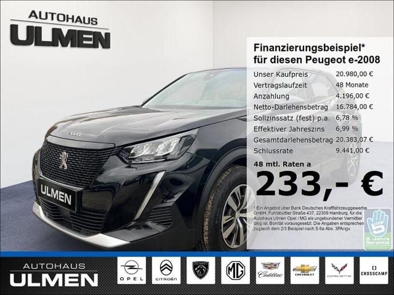 Schwarz Gebraucht 2023 Peugeot e-2008 Active SUV | 20.980 € (Fairer Preis) - Bild 1/4