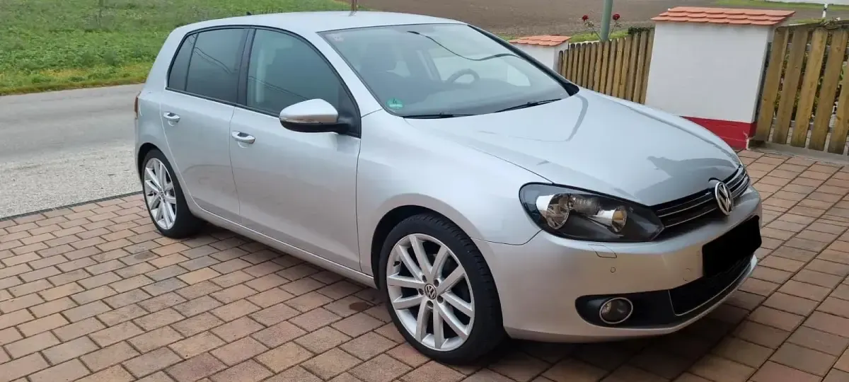 Gebraucht VW Golf VI Highline 122 PS (89 kW) 2009 Silber Limousine