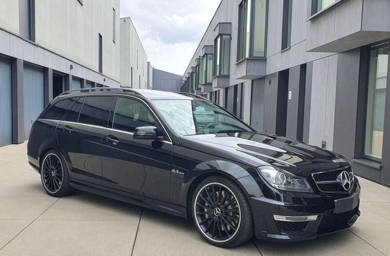 Schwarz Gebraucht 2014 Mercedes C63 AMG AMG Kombi | 49.999 € (Fairer Preis) - Bild 1/4