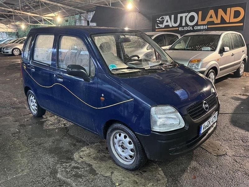 Blau Gebraucht 2002 Opel Agila Kleinwagen | 1.499 € (Fairer Preis) - Bild 1/4