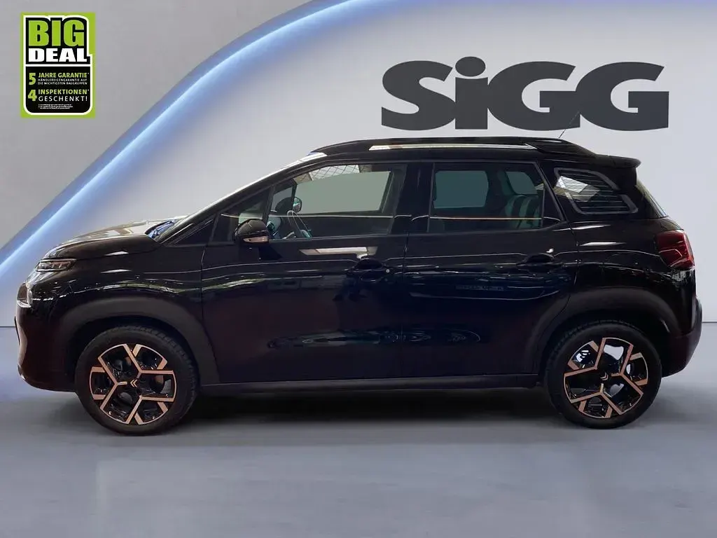 Gebraucht Citroën C3 Aircross PureTech 131 PS (96 kW) 2024 Schwarz SUV
