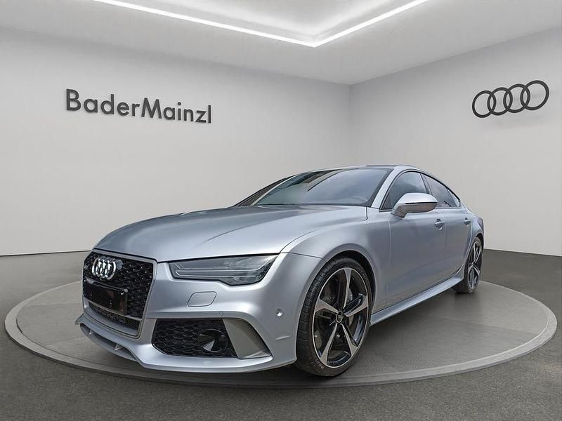 Matteffektlackierung audi e... Gebraucht 2016 Audi RS7 Performance Kleinwagen | 60.930 € - Bild 1/4