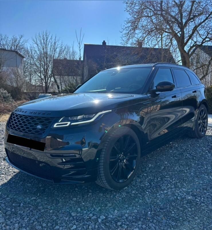 Schwarz Gebraucht 2019 Land Rover Range Rover Velar R-Dynamic SUV | 40.900 € (Fairer Preis) - Bild 1/4