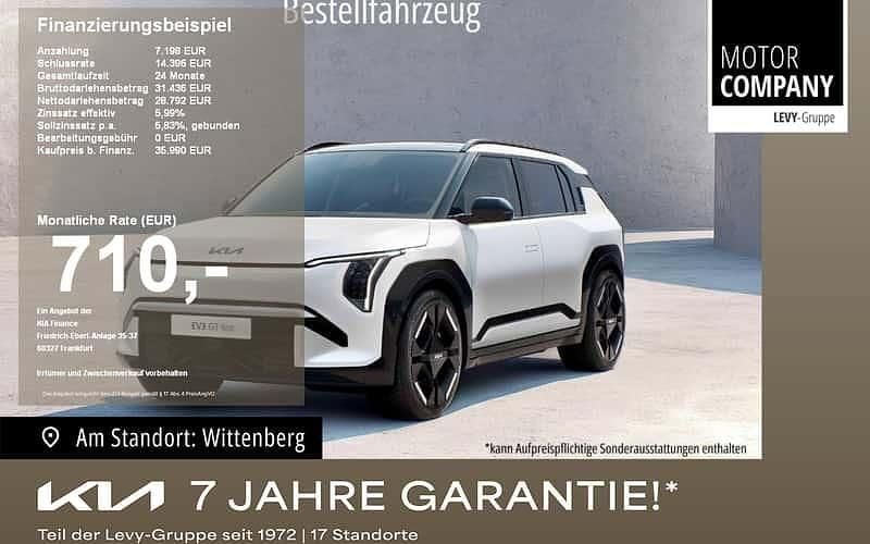 Weiß Neu 2025 Kia EV3 Air SUV | 34.990 € (Fairer Preis) - Bild 1/2