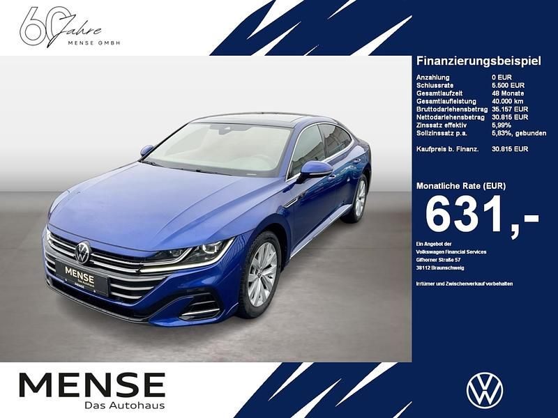 Gebraucht VW Arteon R-line 200 PS (147 kW) 2021 Lapiz blue Limousine