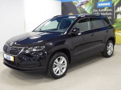 Schwarz Gebraucht 2020 Skoda Karoq Ambition SUV | 24.990 € (Fairer Preis) - Bild 1/3