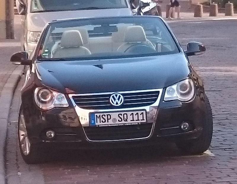 Gebraucht VW Eos 140 PS (102 kW) 2008 Schwarz Cabrio