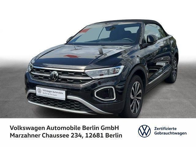 Deep black perleffekt schwarz Gebraucht 2022 VW T-Roc Cabriolet Style Cabrio | 26.446 € (Guter Preis) - Bild 1/3