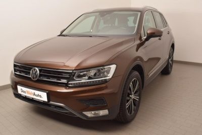 Braun metallic Gebraucht 2016 VW Tiguan Highline SUV | 24.986 € (Etwas zu teuer) - Bild 1/4