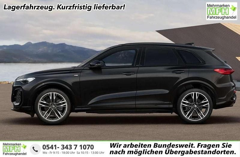 Neu Audi Q5 S-Line 204 PS (150 kW) 2025 Mythosschwarz metallic SUV
