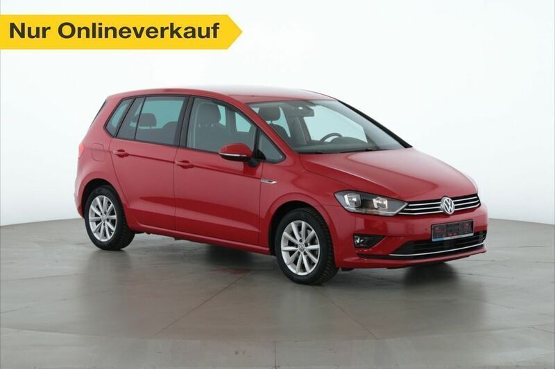 Rot Gebraucht 2015 VW Golf Sportsvan LOUNGE Van / Kleinbus | 14.460 € (Guter Preis) - Bild 1/4