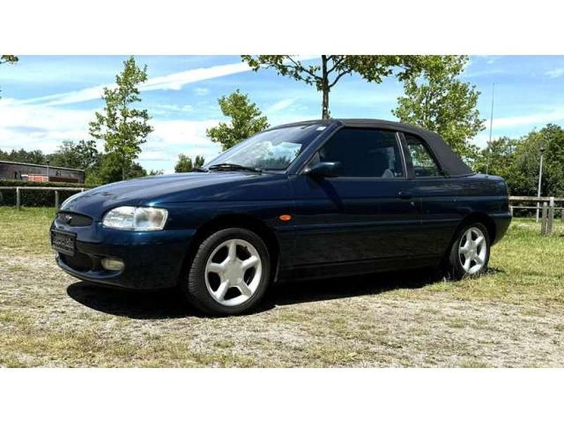 Gebraucht Ford Escort Cabriolet 105 PS (77 kW) 1995 Petrol blue met. Cabrio