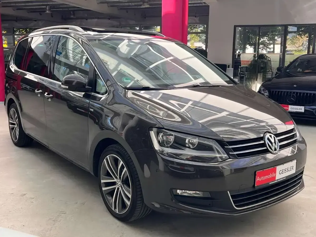 Occasion VW Sharan Cup 140 ch (102 kW) 2015 Marron Monospace