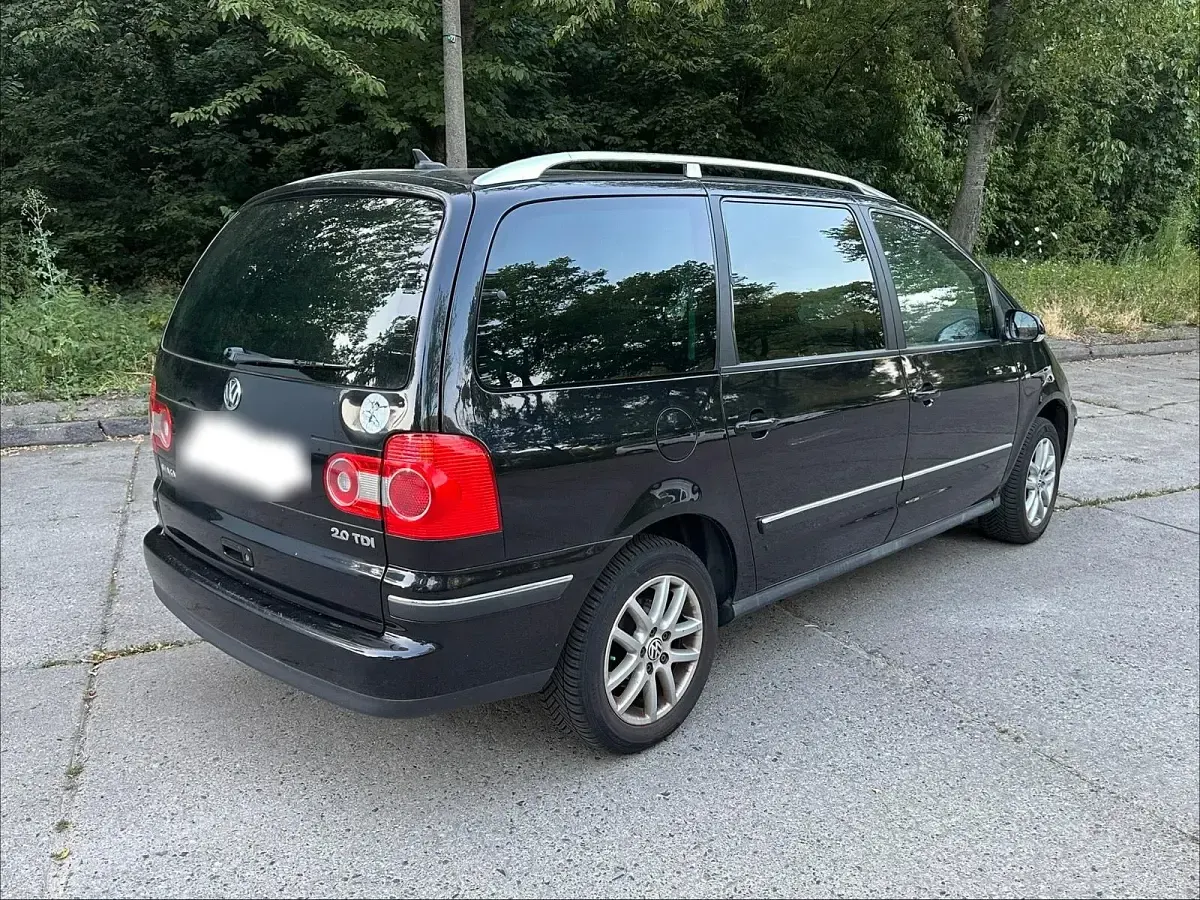 Gebraucht VW Sharan 140 PS (102 kW) 2007 Schwarz Van / Kleinbus