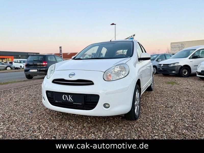 Gebraucht Nissan Micra Acenta 80 PS (58 kW) 2012 Weiß Kleinwagen