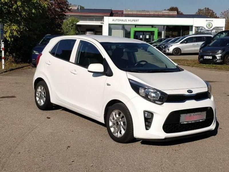 Gebraucht Kia Picanto DREAM-TEAM Edition 84 PS (61 kW) 2020 (ud) schneeweiss (metallic) Kleinwagen