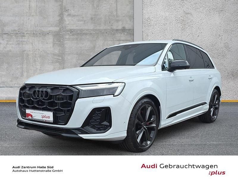 Gletscherweiß metallic Gebraucht 2024 Audi Q7 S-Line SUV | 76.620 € (Guter Preis) - Bild 1/4