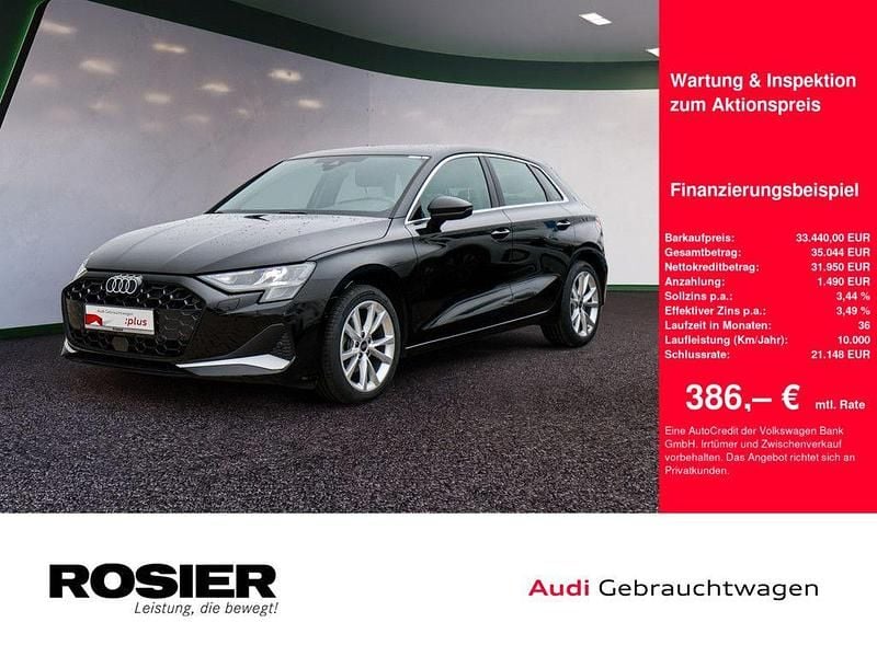 Gebraucht Audi A3 Advanced Plus 150 PS (110 kW) 2025 Mythosschwarz metallic Limousine