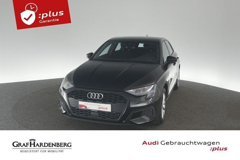 Schwarz Gebraucht 2023 Audi A3 Sportback Limousine | 27.533 € (Guter Preis) - Bild 1/3