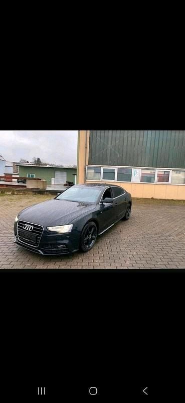 Schwarz Gebraucht 2016 Audi A5 Sportback S-Line Kleinwagen | 16.000 € (Guter Preis) - Bild 1/4