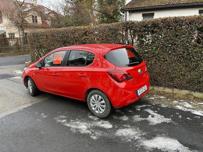 Gebraucht Opel Corsa Edition 90 PS (66 kW) 2016 Rot Limousine
