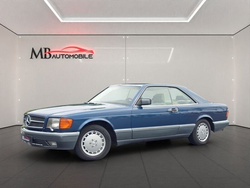 Blau Gebraucht 1988 Mercedes 500 Coupé | 22.950 € - Bild 1/4
