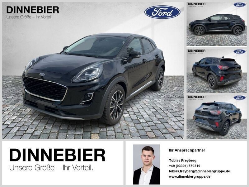 Schwarz (metallic) Gebraucht 2023 Ford Puma Titanium X SUV | 21.489 € (Superpreis) - Bild 1/1