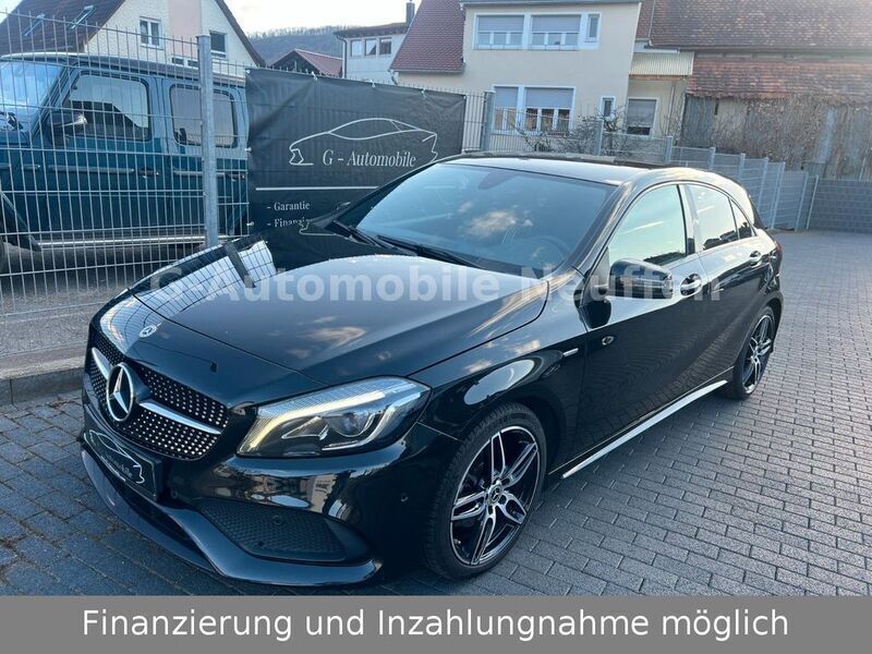 Schwarz Gebraucht 2017 Mercedes A180 AMG Limousine | 17.900 € (Etwas zu teuer) - Bild 1/4