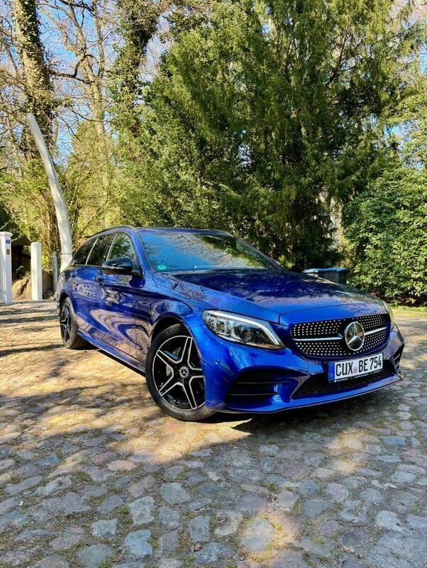 Blau Gebraucht 2019 Mercedes C200 AMG Kombi | 26.900 € (Fairer Preis) - Bild 1/4