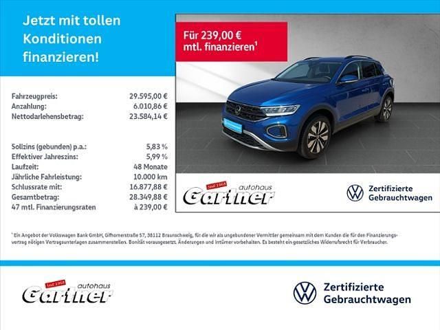 Gebraucht VW T-Roc Move 150 PS (110 kW) 2023 Ravennablau metallic SUV