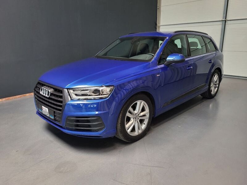Sepangblau perleffekt Gebraucht 2017 Audi Q7 S-Line SUV | 35.950 € (Fairer Preis) - Bild 1/4
