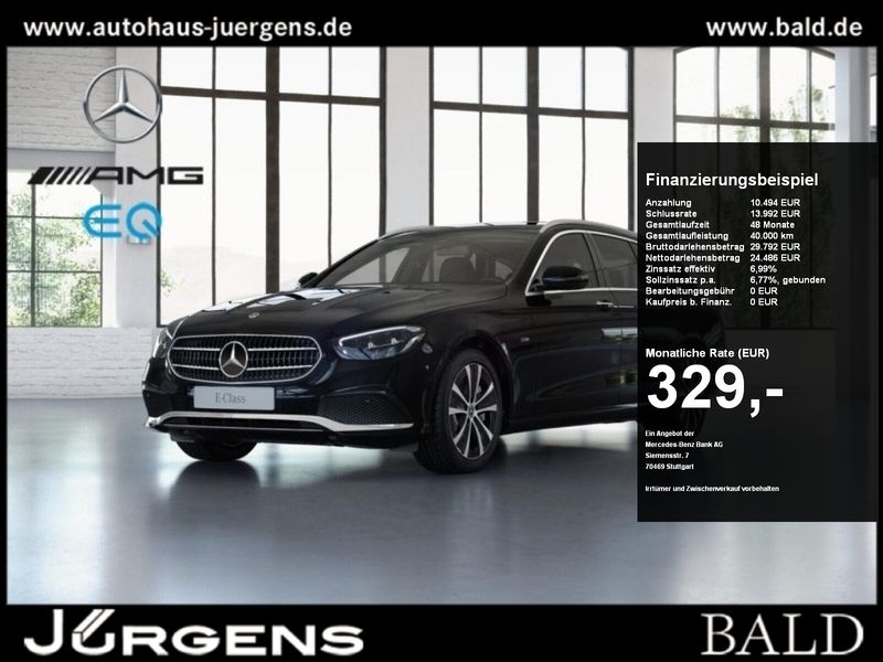 Unilack schwarz Gebraucht 2021 Mercedes E300 Avantgarde Kombi | 33.880 € (Guter Preis) - Bild 1/4