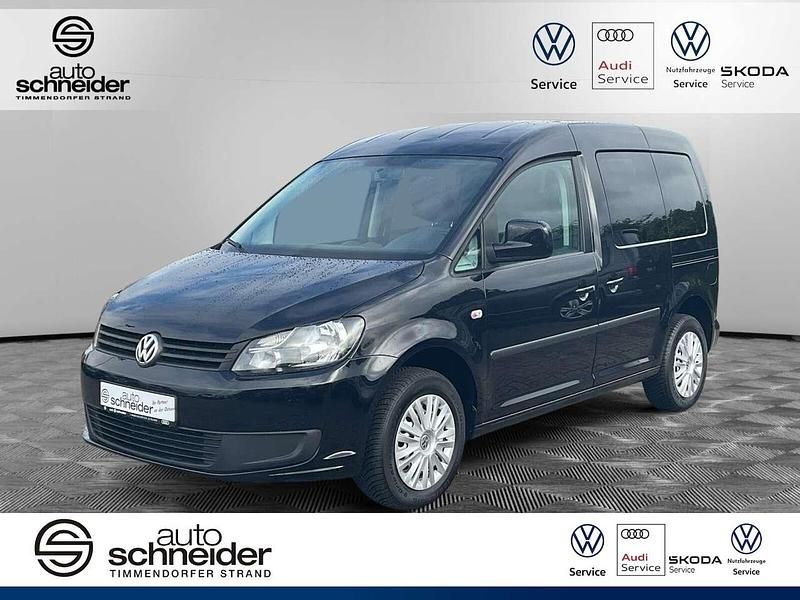 Deep black perleffekt [sch] Gebraucht 2013 VW Caddy Trendline Van / Kleinbus | 13.980 € - Bild 1/4