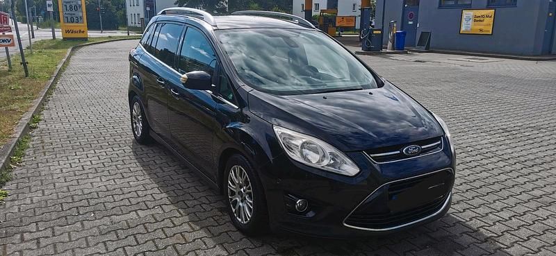 Schwarz Gebraucht 2012 Ford Grand C-Max Titanium Van / Kleinbus | 3.600 € (Superpreis) - Bild 1/4