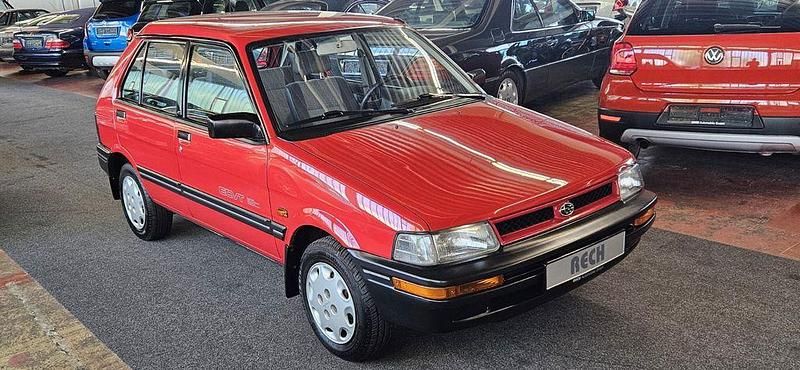 Gebraucht Subaru Justy 68 PS (50 kW) 1992 Rot Kleinwagen